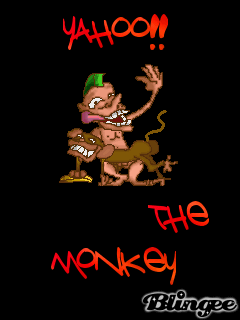 Spank the monkey animation