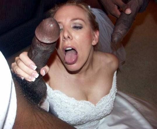 black cock gift surprised of wife